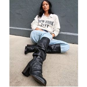 Free People Elle Tall Slouch Boots